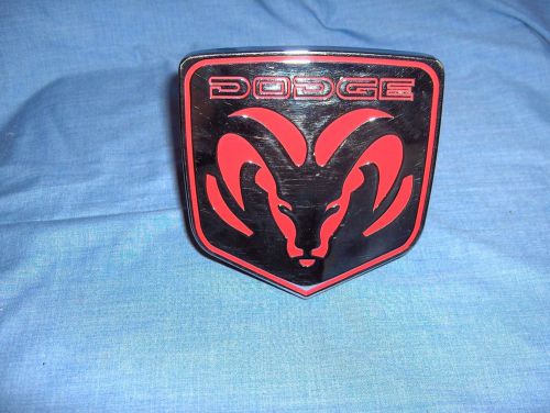 #1124- dodge ram trucks trailer hitch plug, fits all 2" receivers