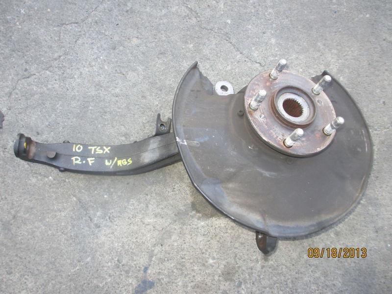2009 10 11 12 acura tsx right front passenger side spindle