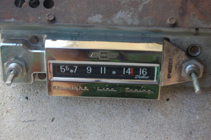 1961 1962 chevrolet gm am radio impala el camino bel air delco