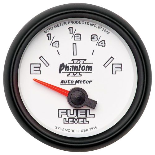 Auto meter 7516 phantom ii; electric fuel level gauge