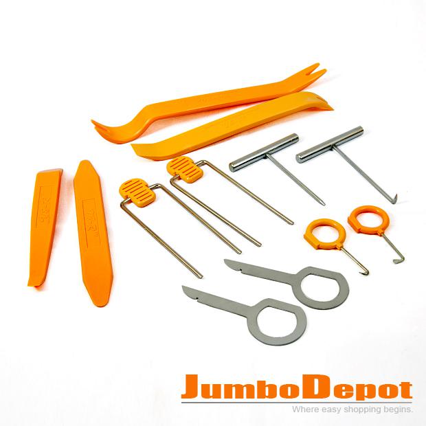 Car panel audio dvd gps stereo dash refit molding removal install tool new