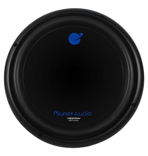 Planet audio ac12d 12" 1800 watt dual 4-ohm car subwoofer sub