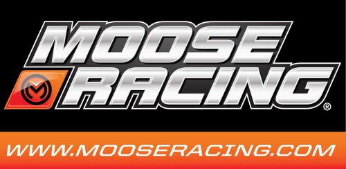 Moose racing track 14 garage shop banner black 3&#039; x 7&#039; 9905-0002
