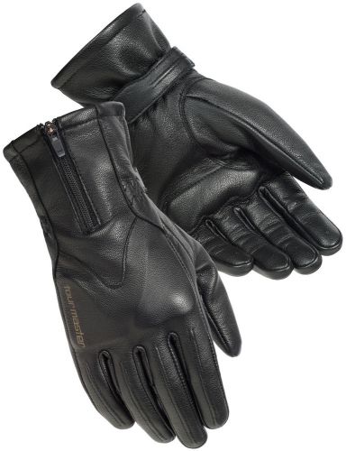 Tourmaster trinity womens leather gloves black