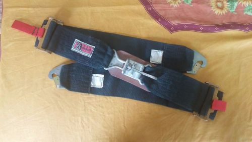 Racemark racing harness latch clip in lap belt, 3" wide