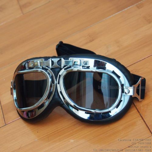 Motorcycle goggles harley cuiser ratro style for ratro helmet