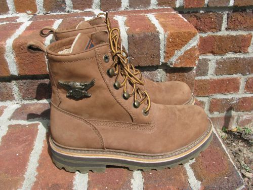 Women's harley-davidson "pulse" lace up  boots sz 7.5 stk# 84152 **vguc**