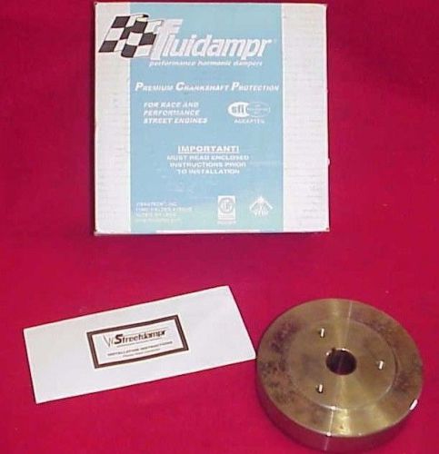 New fluidampr streetdampr small block chevy harmonic balancer 327 350 nova