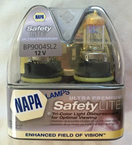Napa safetylite ultra premium 12v headlight bulb bp9004sl2 pack of 2