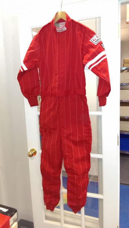 G-force kart suit, size adult small, red