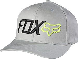 Fox racing scathe mens flexfit hat gray