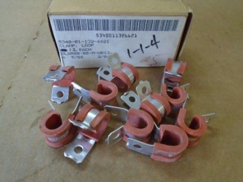 Box of 12 ea nos sikorsky loop clamp with various applications p/n: ss7560d6hr