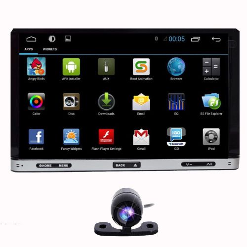 7" touch screen android4.4 car dvd player stereo radio gps navi wifi+camera