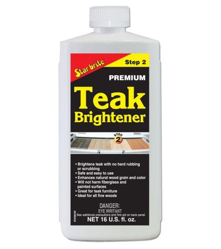 Star brite 16oz premium teak brightener - step 2