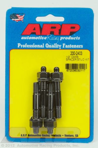 1/2" carburetor spacer stud kit 2.225" oal arp 200-2403