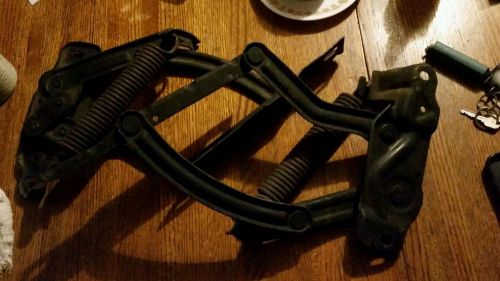 1964-67 gto, chevelle, 442 cutlass, skylark hood hinge/spring set- original pair