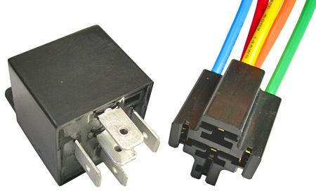 New bosch style 5 pin relay w/ resistor and connector