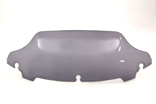 7" wind splitter windshield tc-88 touring flht flhx 2014-up dark smoke
