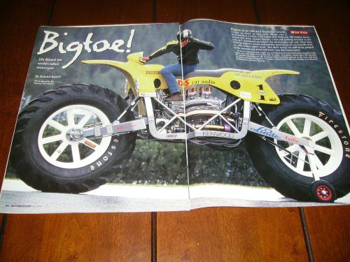 Bigtoe worlds tallest motorcycle   ***original 2000  article***