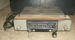 Vintage 60&#039;s motorola 8mx am car auto radio, civil defense markings