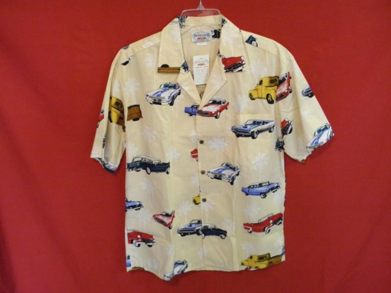 Pacific legend muscle car hawaiian camp shirt 2xl