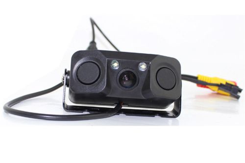 3 in 1 car rear video parking camera sensor reverse backup radar system&amp; buzzer