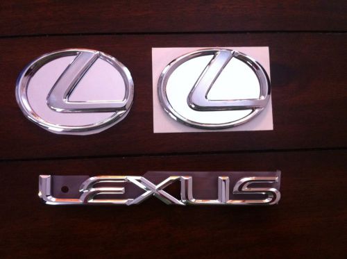 Lexus car symbols mint condition plastic decals emblems