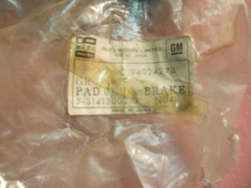 94024273 nos gm 1972-80 chevy luv clutch/brake pedal pad
