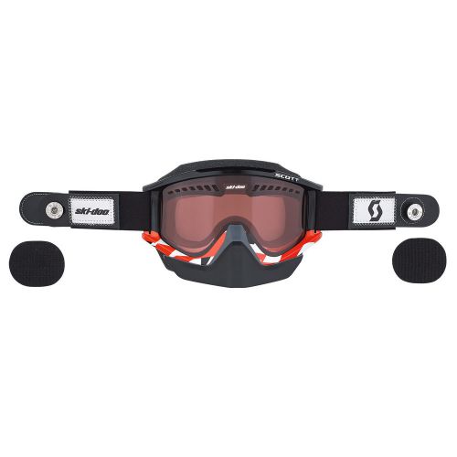 Ski-doo helium speed strap goggles by scott - orange