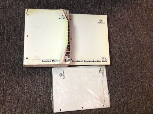 2004 acura tl service repair shop workshop manual factory set w etm &amp; body oem