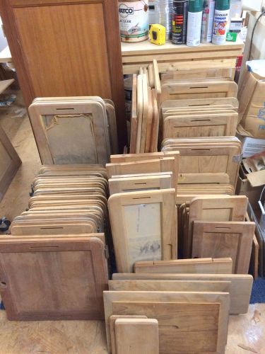 Collection of teak cabinet doors-boating