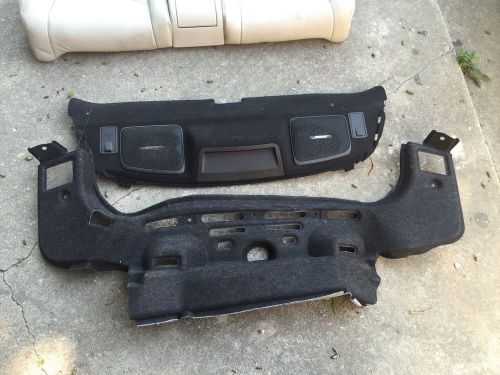 2013 g37s coupe 3rd brake light package tray, black, graphite