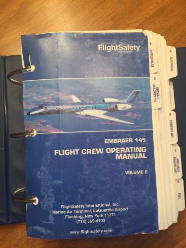 Embraer 145 flight crew safety international manual 2nd ed. vol #2 !!!