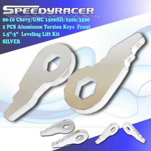 Chevy gmc silverado sierra 1500 2500 3500 2 pcs3&#034; lift leveling torsion key kits