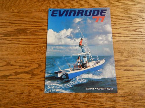Evinrude 1977 sales brochure