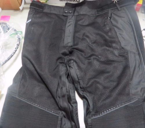 Joe rocket phoenix ion men&#039;s black summer mesh street motorcycle pants 3x-large