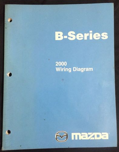 2000 mazda b-series truck factory oem wiring diagram manual