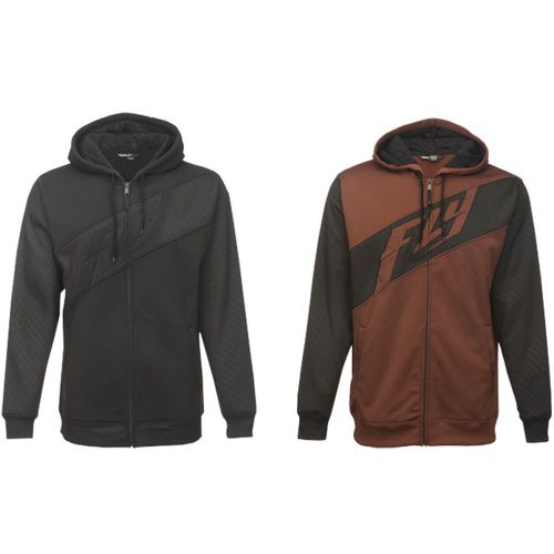 Fly racing carbon casual cool weather motorcycle hoodie