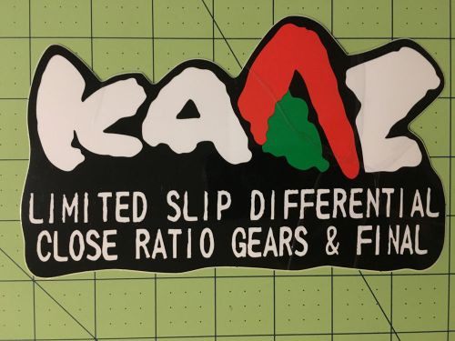 Kaaz lsd limited slip differential large vintage decal racing sticker
