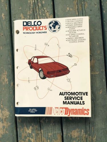 Delco dynamics products service manual 1987