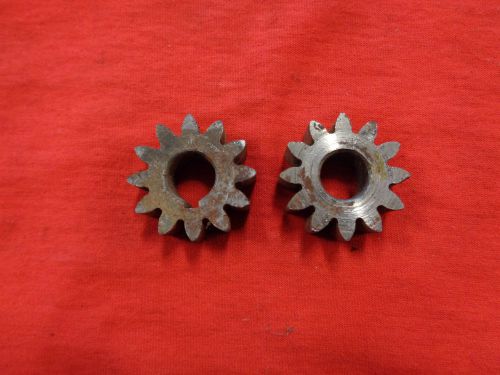 Antique indian oil pump gears