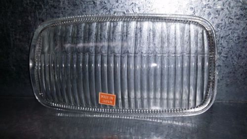 New vintage snowmobile headlamp lens ski doo type square glass sno-hobby nos