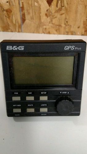 B&amp;g gps plus display