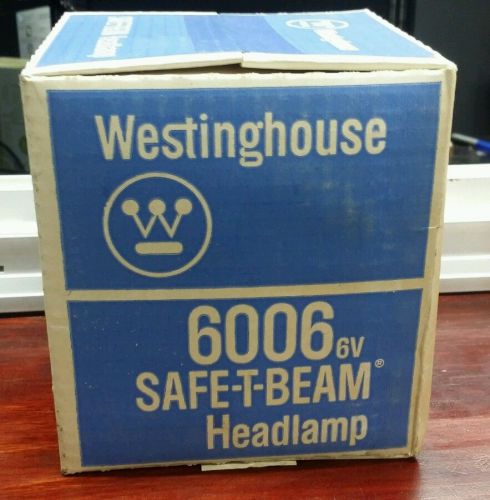 Vintage westinghouse.  beam 6 volt headlamp #6006. light.