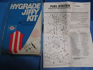 Hygrade jiffy carburator kit new,81-86 ford+mercury,83-87 jeep+amc