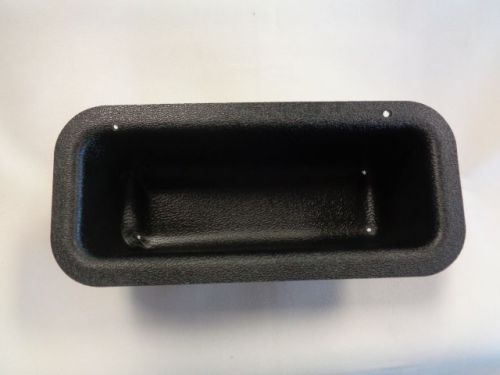 Ranger cupholder tray black plastic 8 1/4&#034; x 3 5/8&#034; marine boat