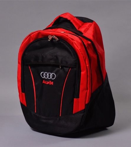 New audi black backpack bag