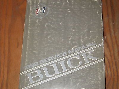 1992 buick riviera factory shop service manual