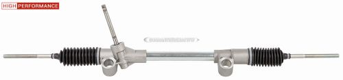 New quick ratio manual steering rack and pinion assembly fits mustang fox body