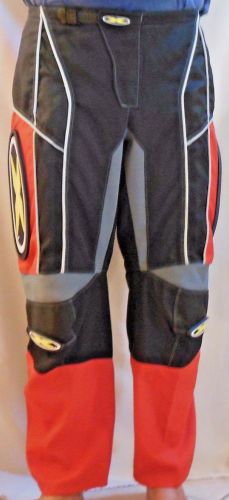 Xtreme carlsbad cali mens 38 motorbike racing pants red black gray 36&#034;- 38&#034;x30&#034;